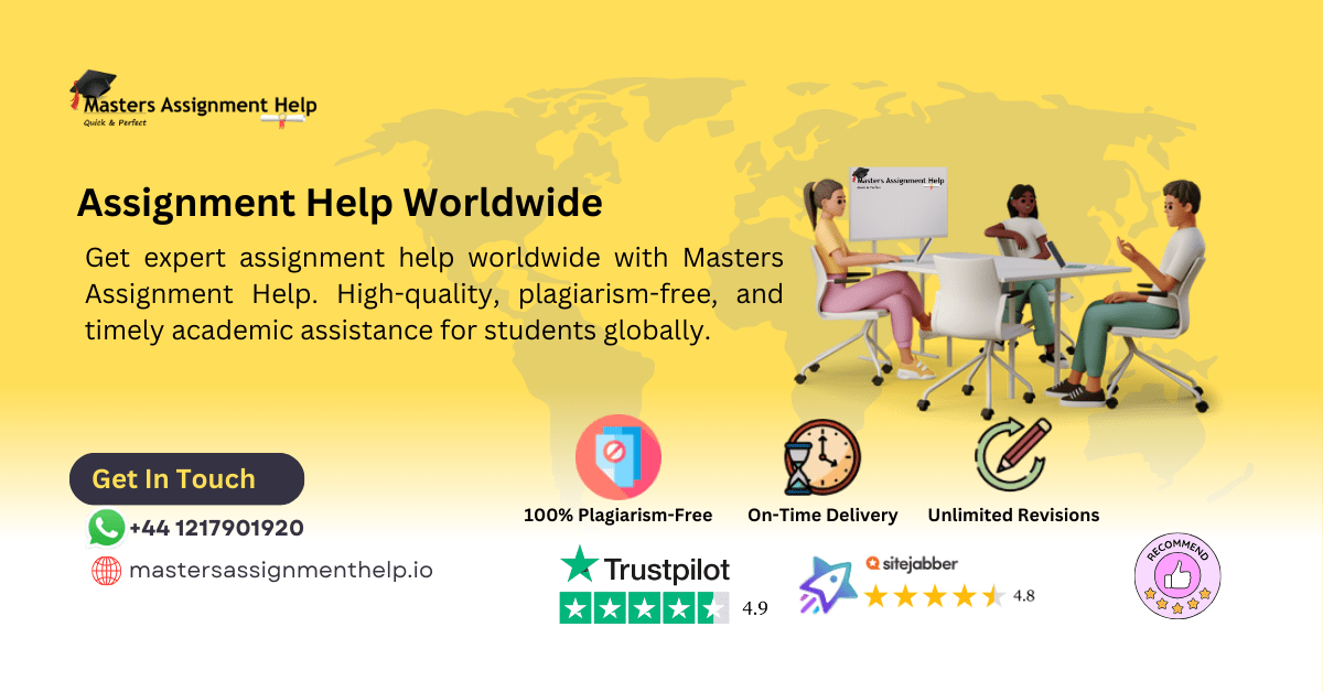 Get expert assignment help worldwide with Masters Assignment Help. High-quality, plagiarism-free, and timely academic assistance for students globally.